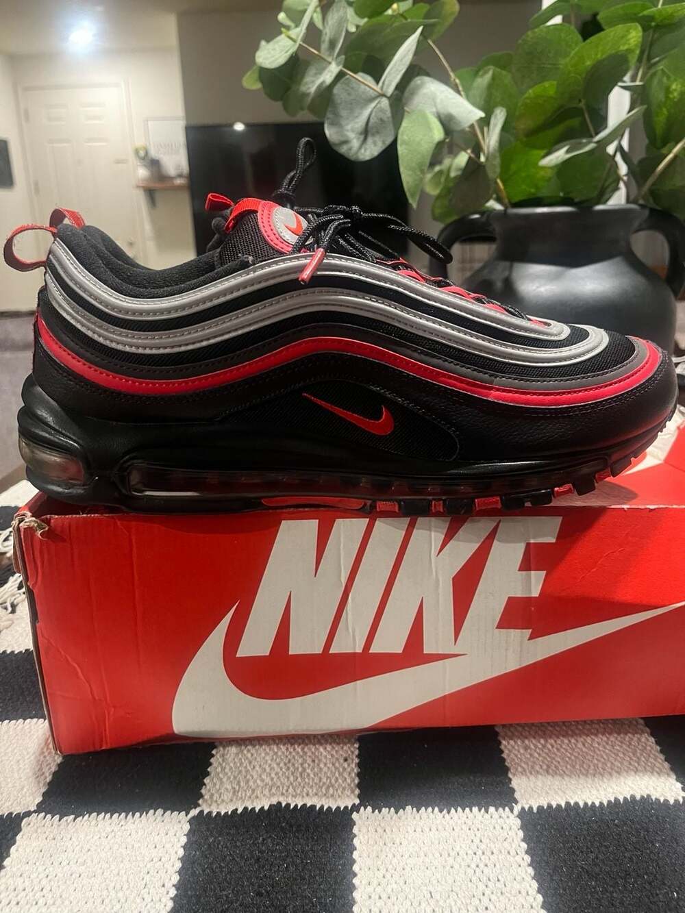 Buy Nike Air Max 97 'Reflective Bred' - 921826 014 - Picture 3 of 10